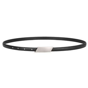 Thin Leather Belt Women Skinny Belt For Dress Jeans Ladies Thin Waist Belt🦎